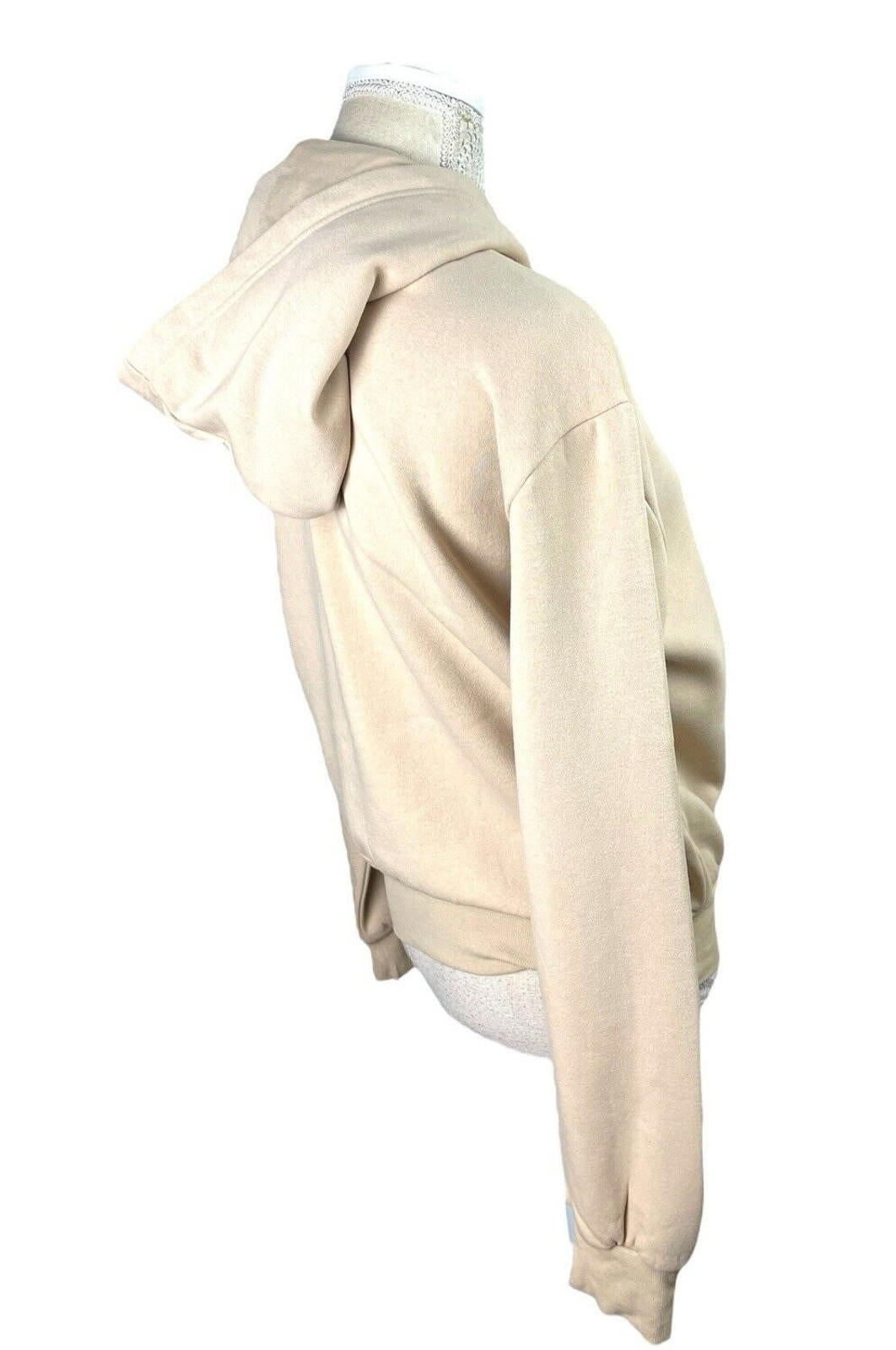 Divided Beige Basic Jersey Hoodie Relaxed Fit Women's UK Size XS