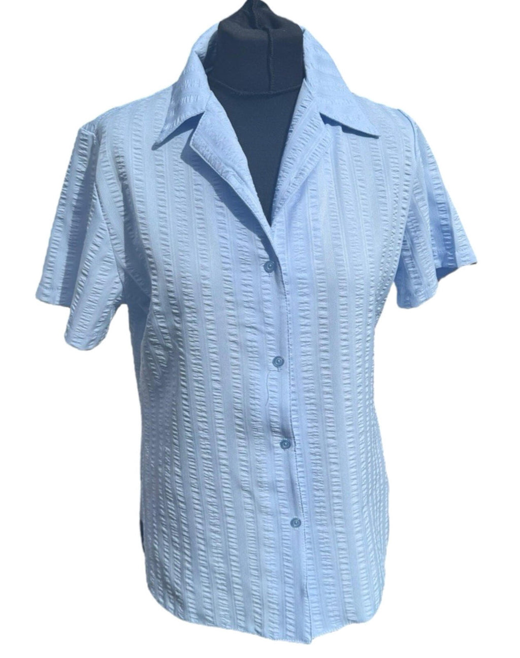 Emma Collection White Blue Shirt Bundle Collared Stripe Women’s UK Size 12