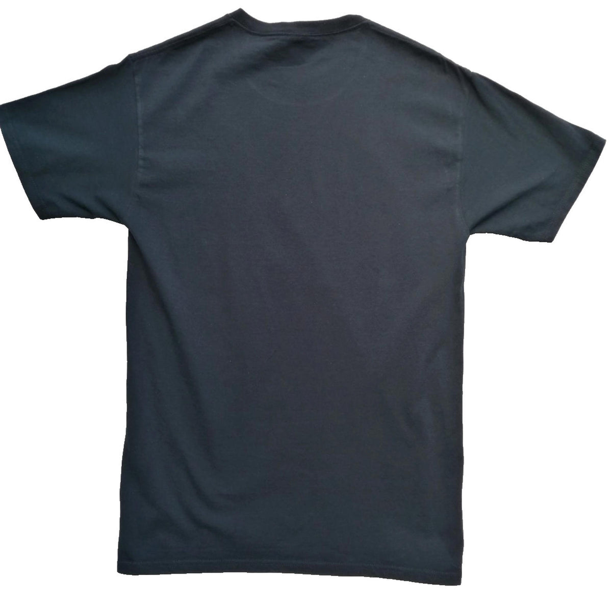 Fruit of the Loom Black Fitness Slogan Graphic Print T-Shirt Men's Size M Black Crew Neck 100% Cotton