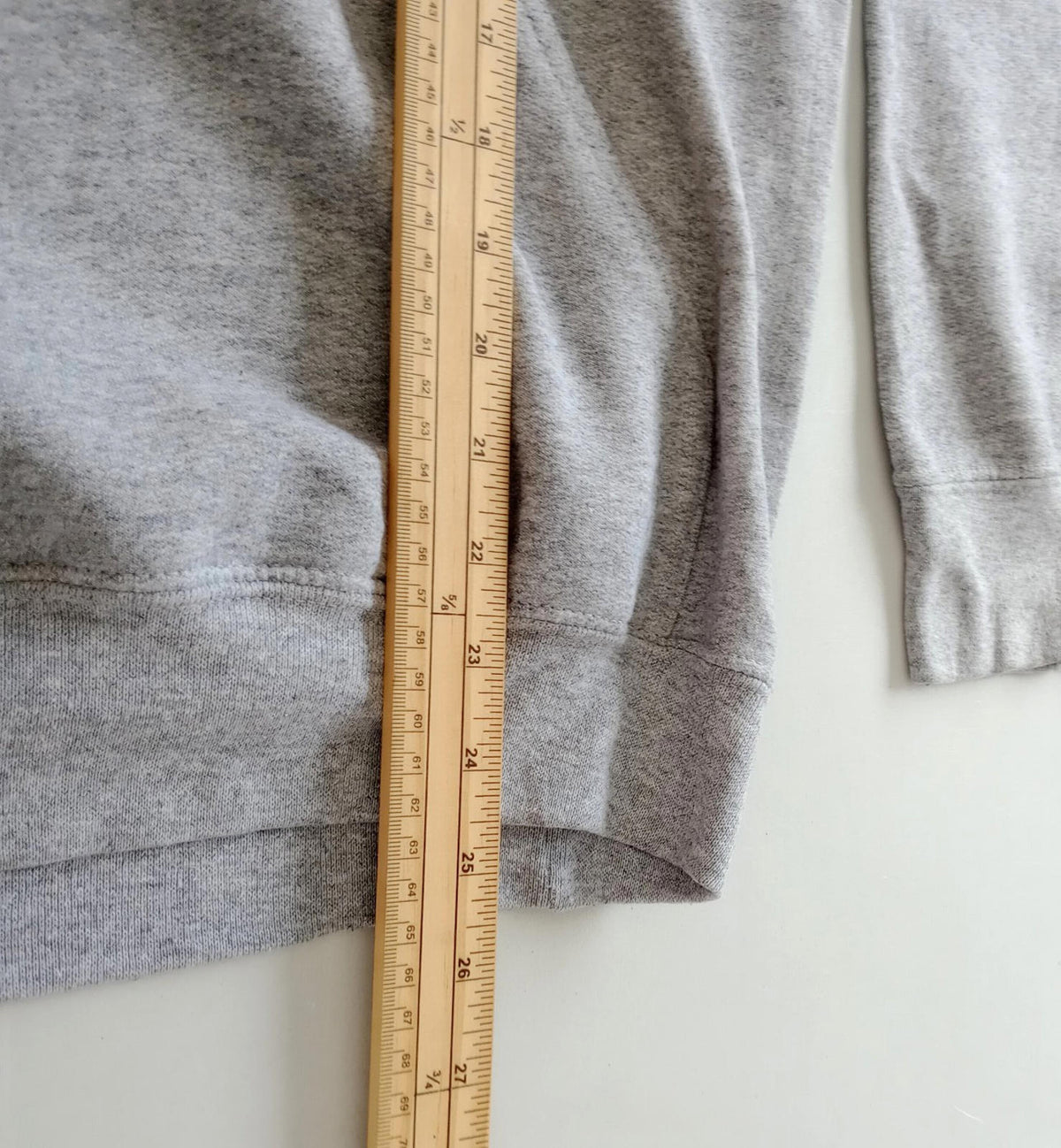 Gildan Gray Grey Graphic Print Jersey Hoodie Men's UK Size S CMS PHYS. ED. Fleece Lined