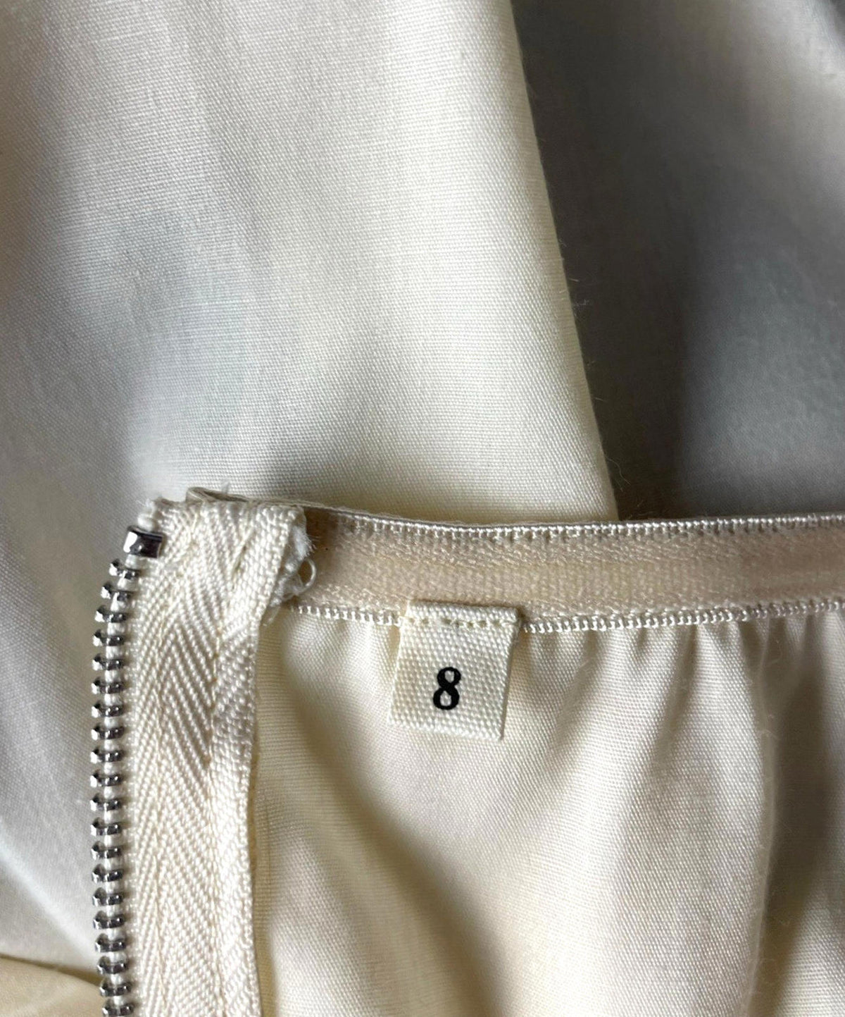 Beige Peplum Tank Top Spaghetti Strap Lace Accent Women's UK Size 8
