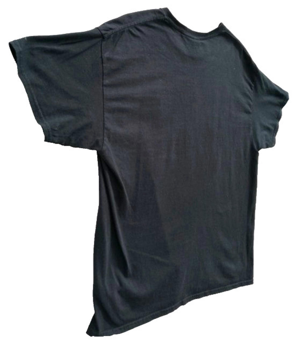 Gildan Black Lindenhurst Badminton Graphic Print T-Shirt Men's Size XL Black 100% Cotton