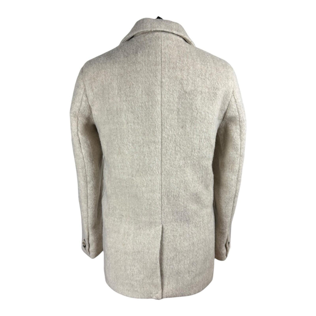 Stradivarius Wool Blazer Jacket Women’s UK Size XS Relaxed Fit Beige