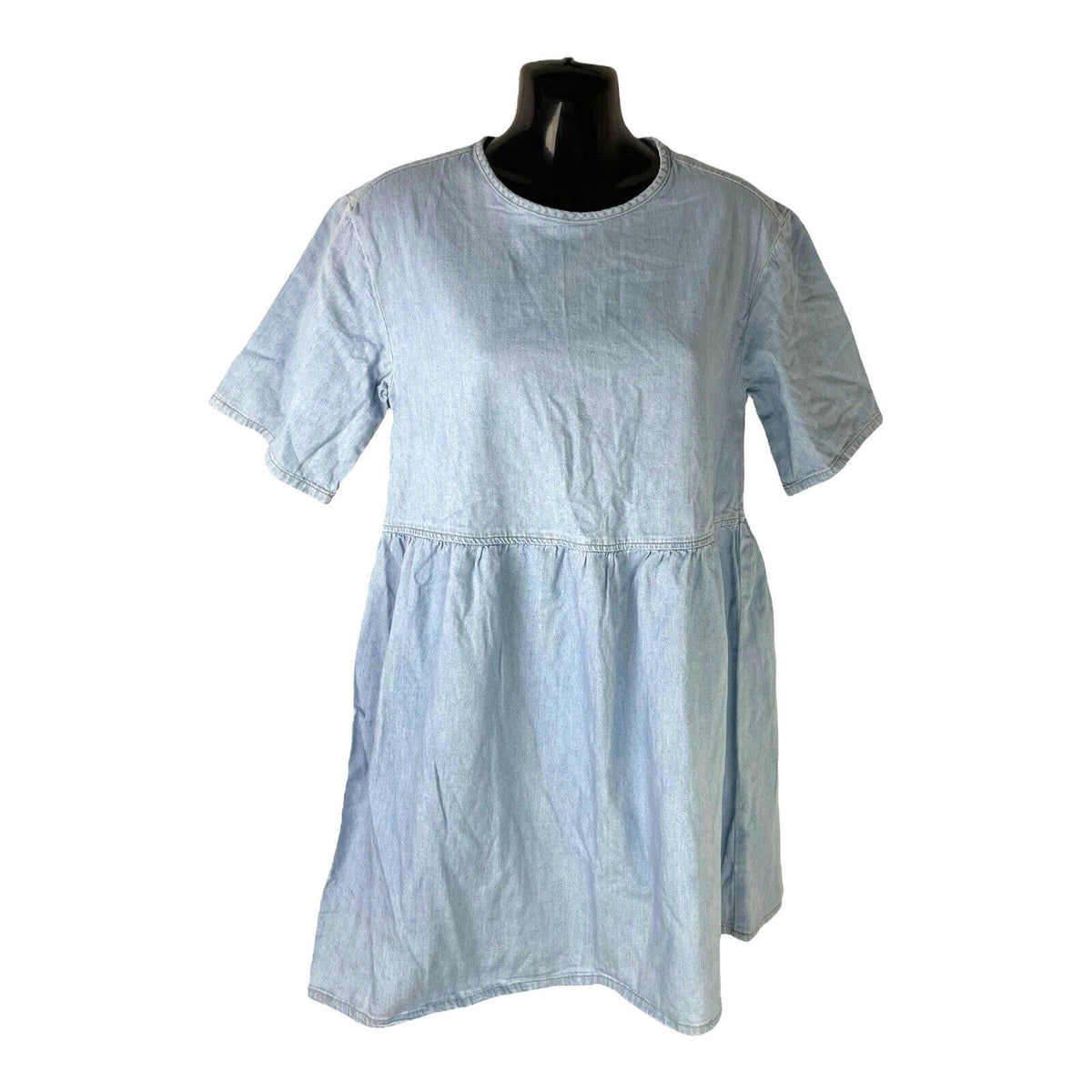 Divided Light Denim Smock Dress Oversized Women’s UK Size XXS