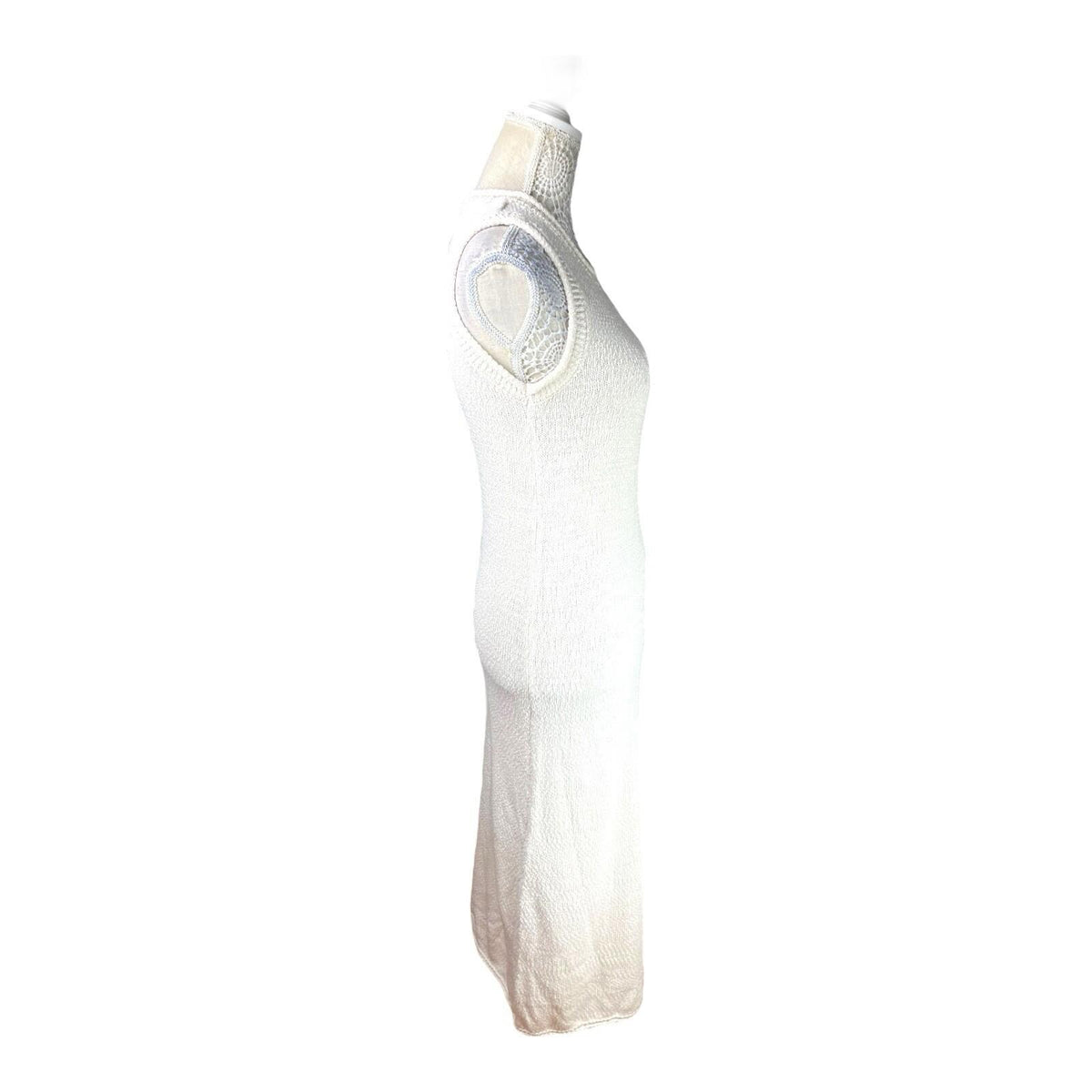 Primark Ivory Knit Maxi Dress Relaxed Fit Women’s UK Size XS