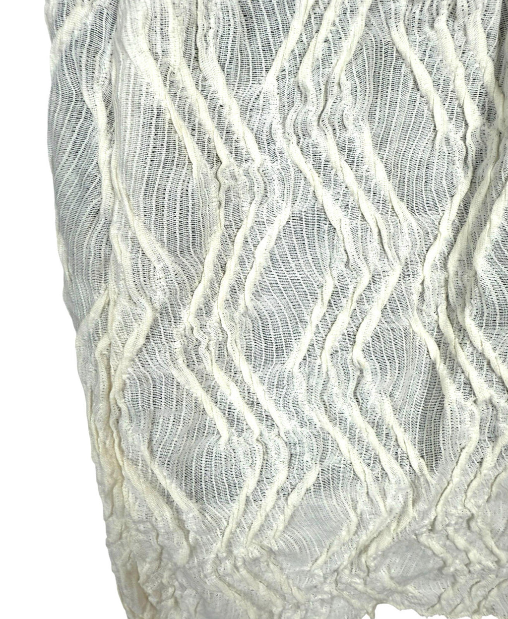Pull&Bear Beige Textured Co Ord Mini Skirt And Crop Top 2 Piece Set Women's UK Size S