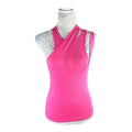 Pretty Little Thing Tank Top Pink Multi Strap Women's UK Size 8