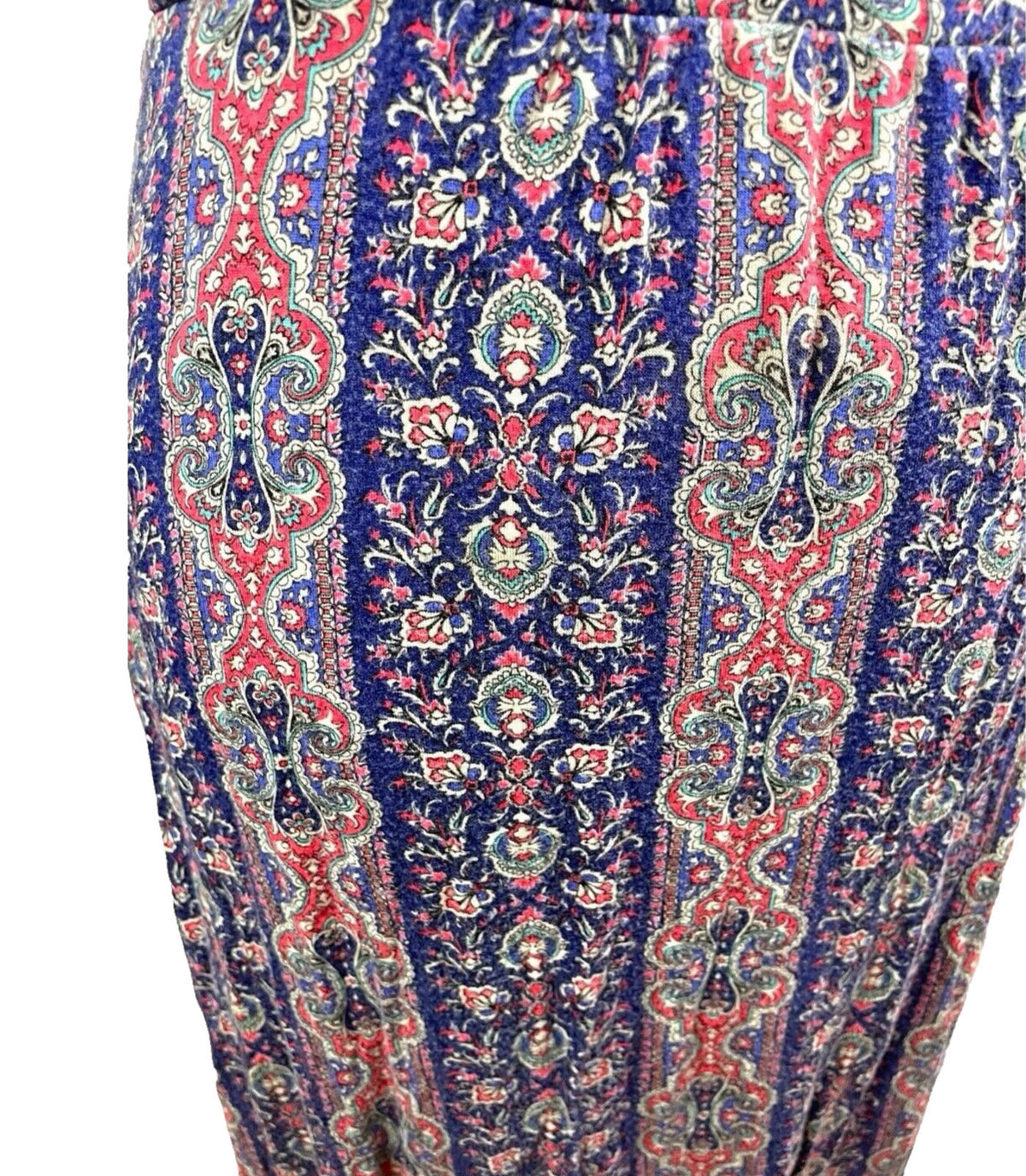 r.2.d Blue Maxi Skirt High Waist Side Slit Women's UK Size M
