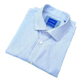 LUPI ROMANI Shirt Men's UK Size XL Slim Fit Non Iron Formal Striped Long Sleeve