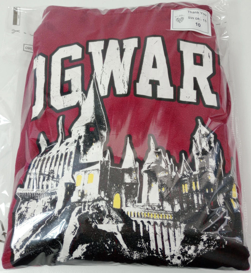 Wizarding World Of Harry Potter Red Wizarding World Harry Potter Hoodie Men's UK Size M Red Jersey Hooded Pockets