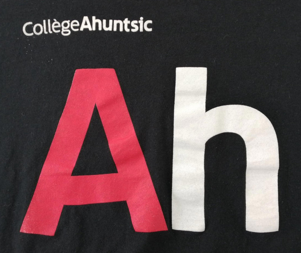 Gildan Black College Education Graphic Print T-Shirt Men's Size S Black Crew Neck 100% Cotton