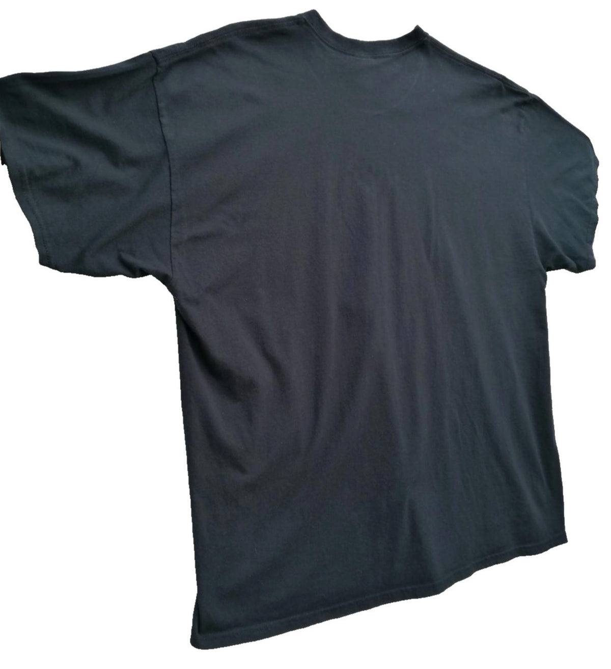 Gildan Black Gold Superhero Graphic Print T-Shirt Men's Size 2XL Crew Neck 100% Cotton