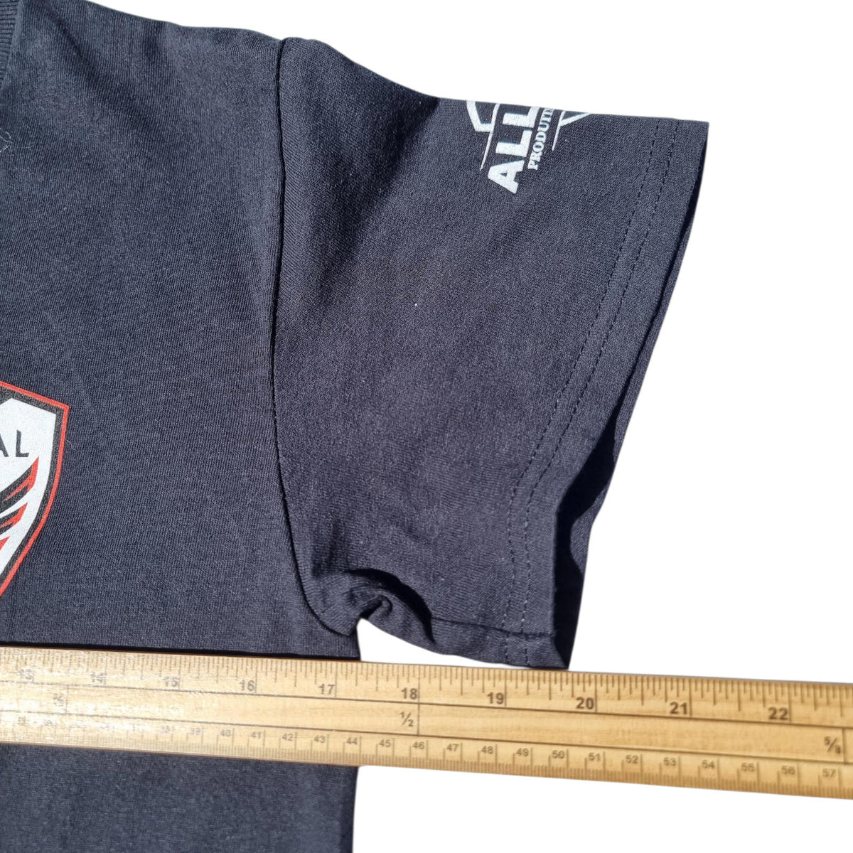 Canada Soccer Promo T-Shirt Men's UK Size S Black Crew Neck CF Laval Football