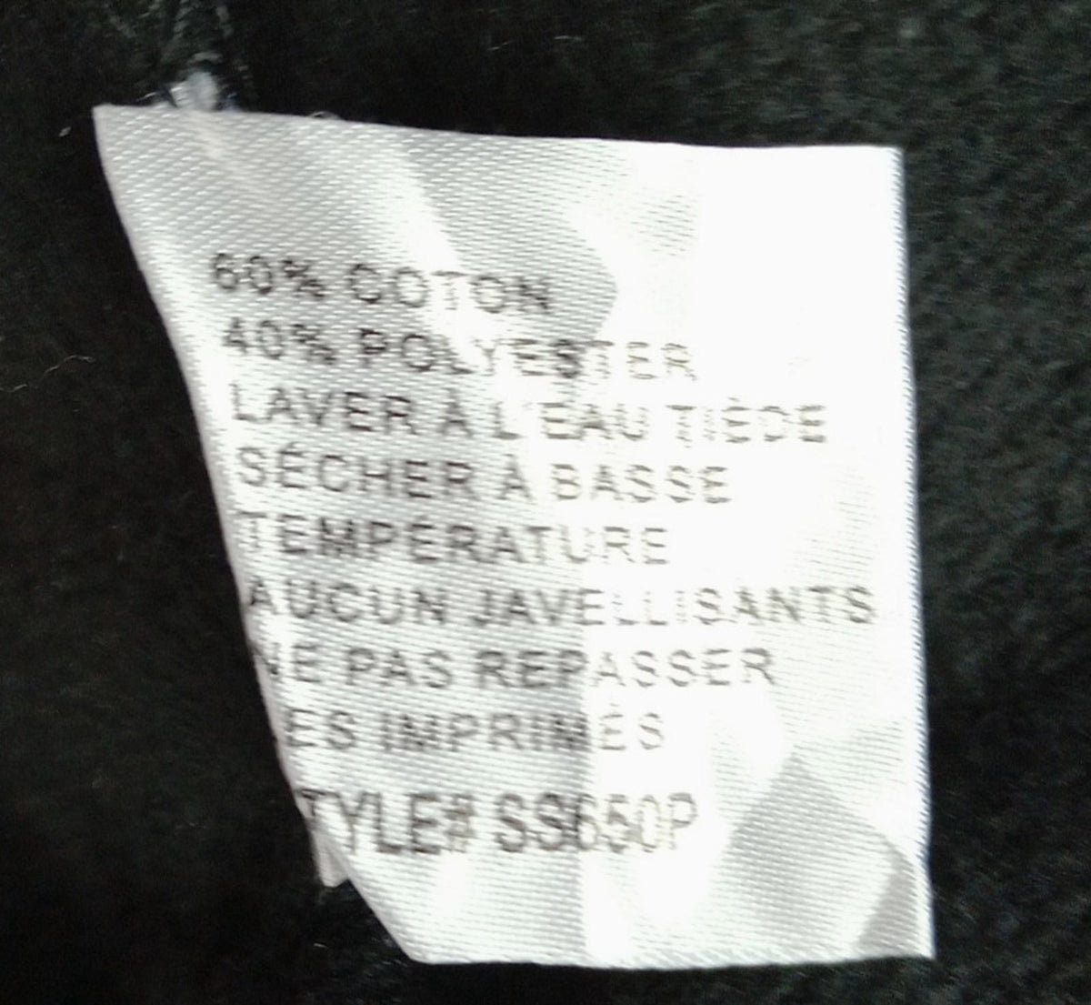 Black Cher Hoodie Men's UK Size M Black Hooded Pockets Cotton Rich Easy Care