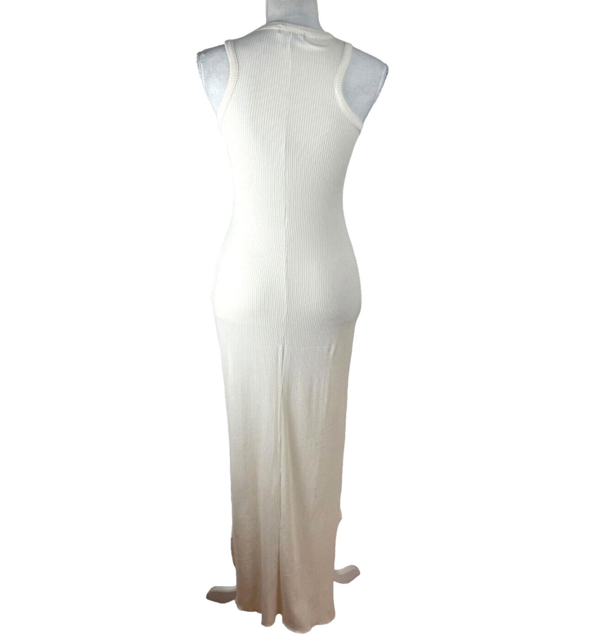 Pretty Little Thing Dress Stretch Ribbed Bodycon Women's UK Size 8