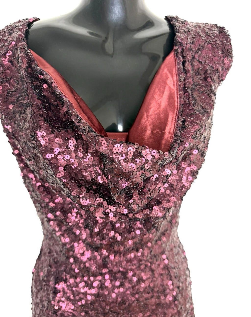 French Connection Deep Purple Sequin Mini Dress Women's UK Size 6