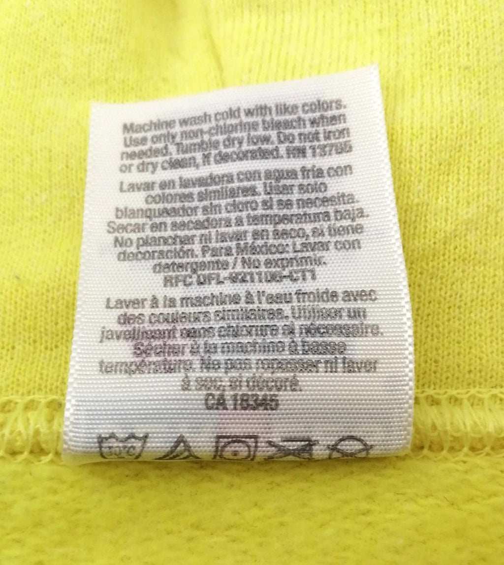 JERZEES Yellow Boston BSSC Champions Hoodie Men's Size M Yellow Jersey Hooded Pockets Sports