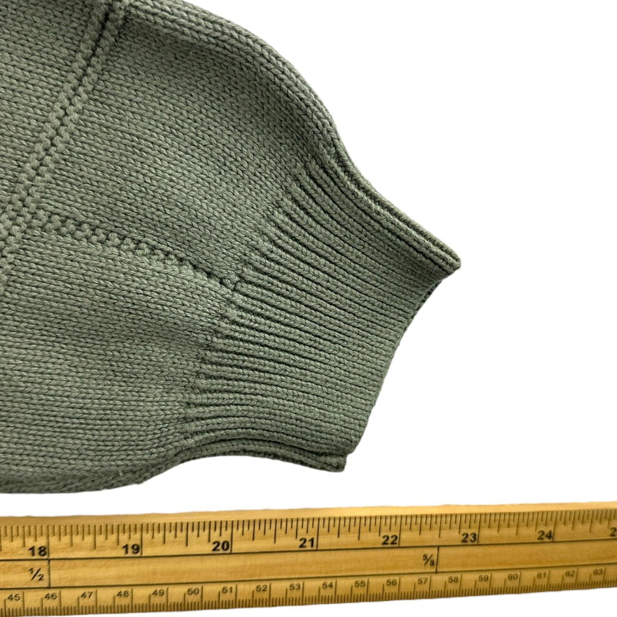 IZOD Jumper Men's UK Size L Green 100% Cotton Embroidered Logo Long Sleeve