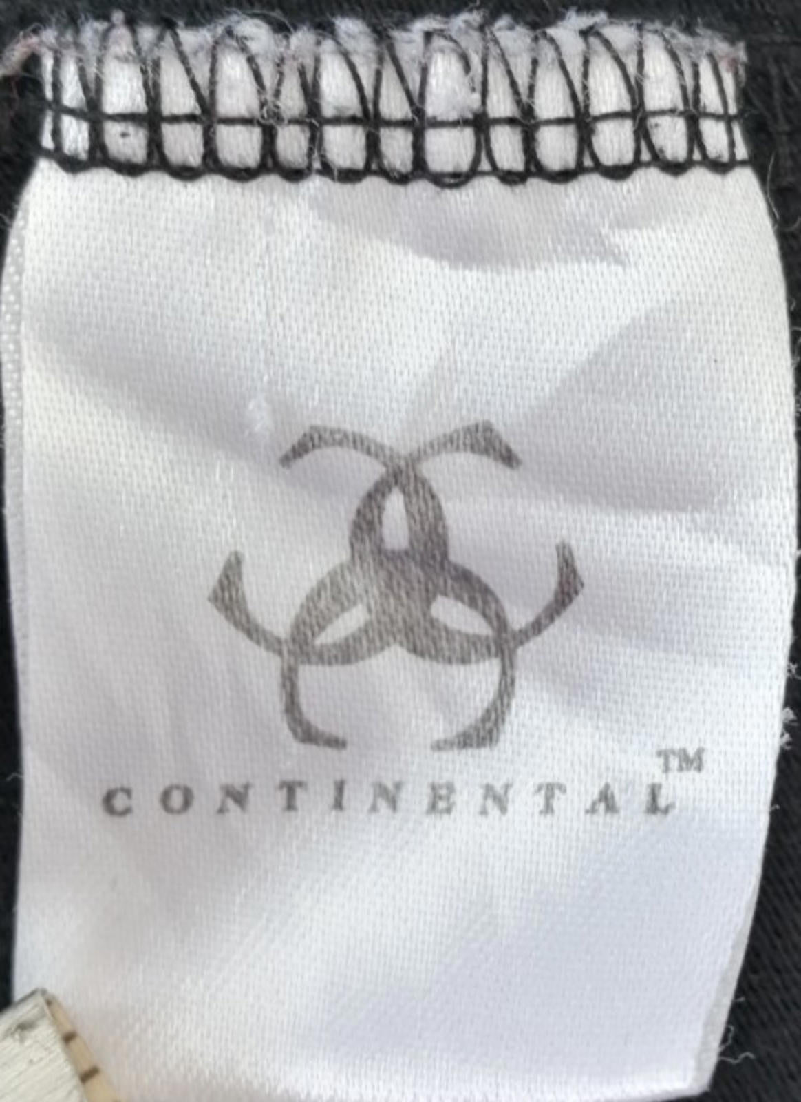 Continental Black Back Room Liminal Graphic Print T-Shirt Men's Size L Black Crew Neck 100% Cotton