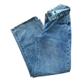 Pretty Little Thing Blue Pretty Little Thing Jeans Fold Over Front Mid Rise Wide Leg Women's UK Size 10