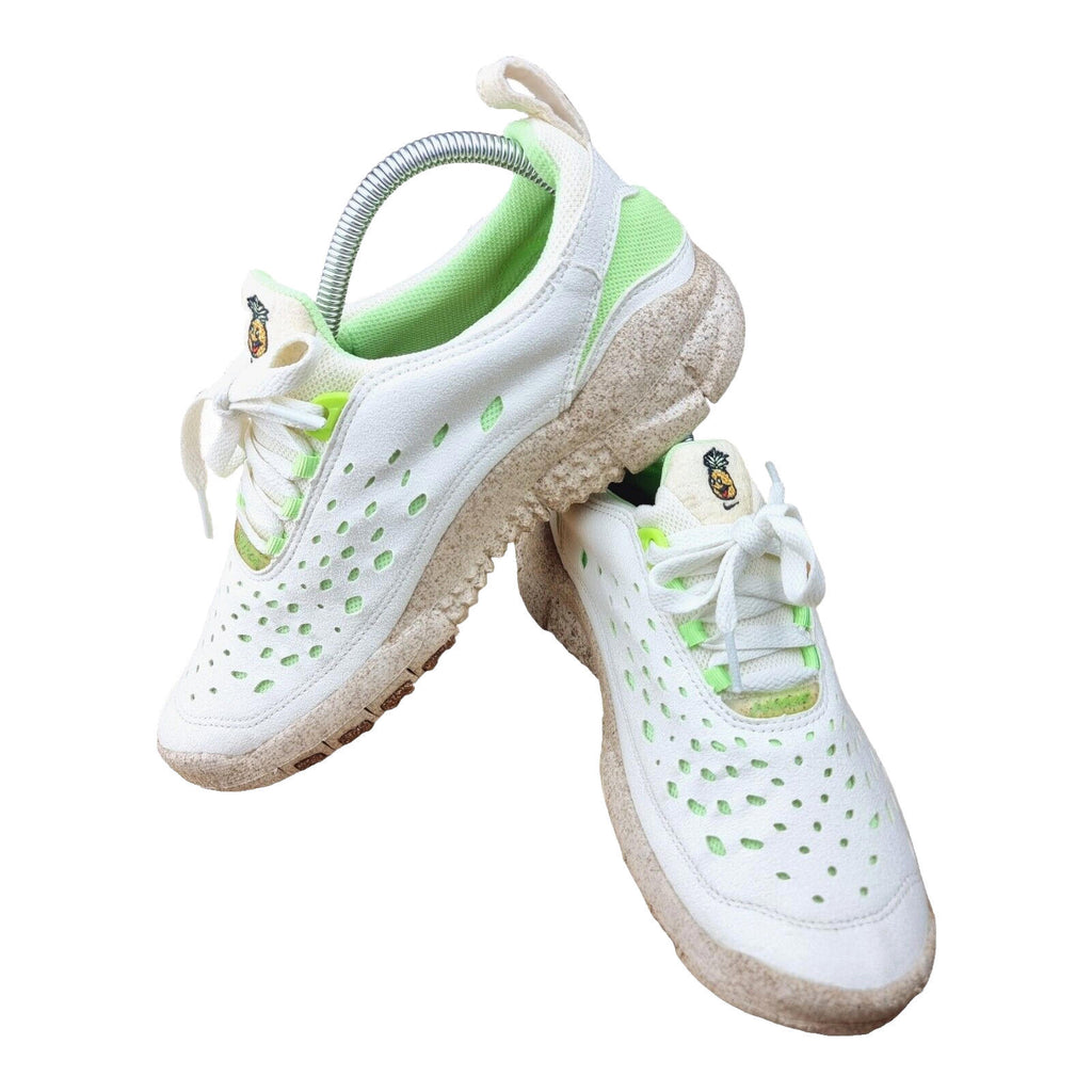 Nike Trainers Free Run Trail Premium Running Women's UK Size 7 White & Green