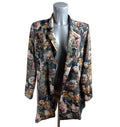ASOS Floral Blazer Jacket Long Sleeve Collared Autumnal Women's UK Size 10