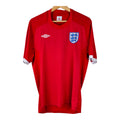 England Football Shirt Men's UK Size M Red Away Kit Hodgkiss 10 Back Print