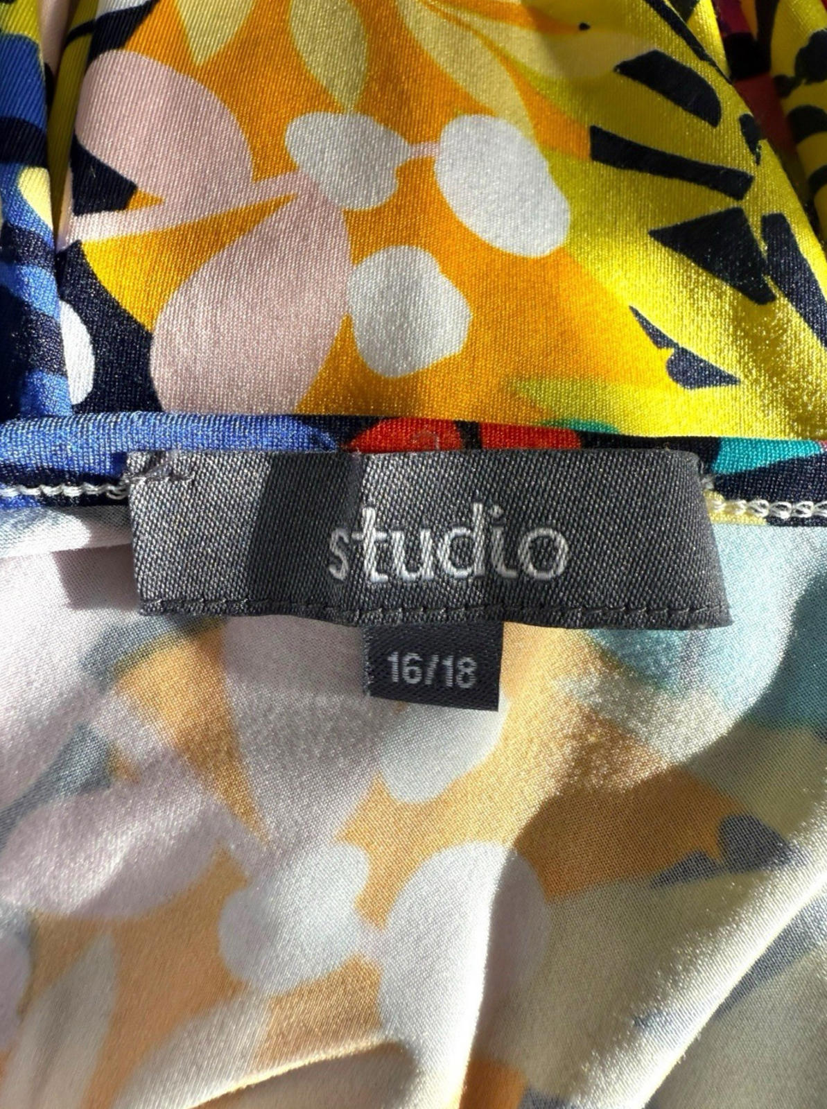 Studio Multicolour Floral Maxi Dress Women’s UK Size 16-18
