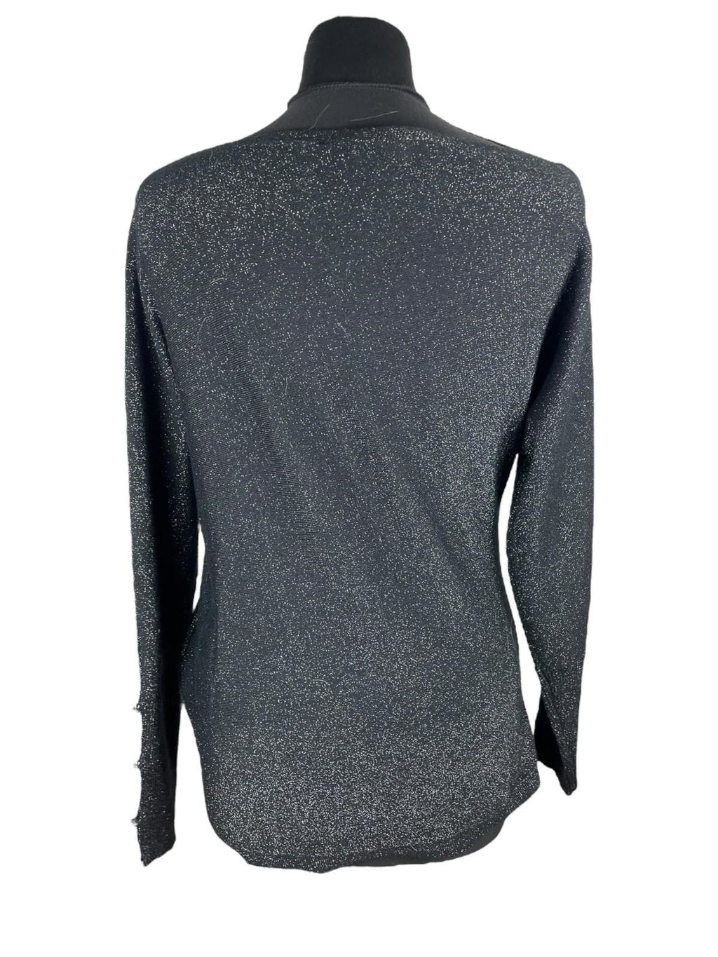 Sosander Black Sparkle Jumper Long Sleeve Women's UK Size S