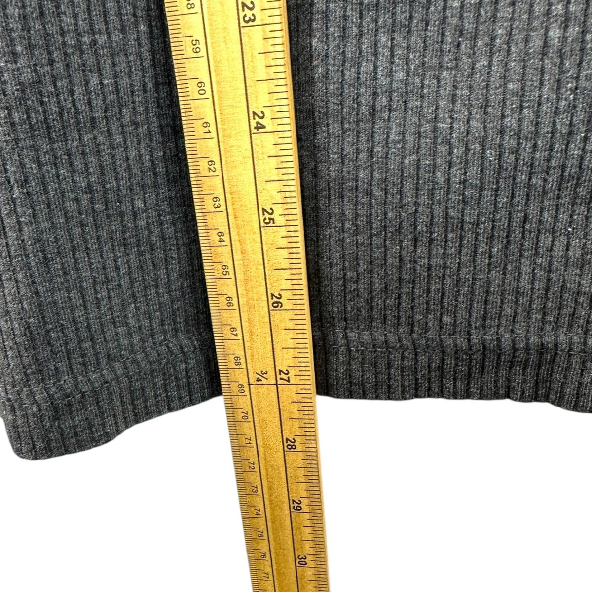 G.H.BASS&CO Polo Jumper Men's UK Size M Grey 100% Cotton Long Sleeve Ribbed