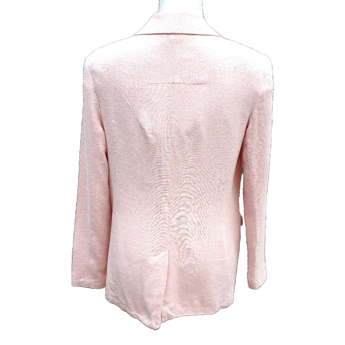 Top Shop Pink Linen Blazer Pockets Summer Women's UK Size 8