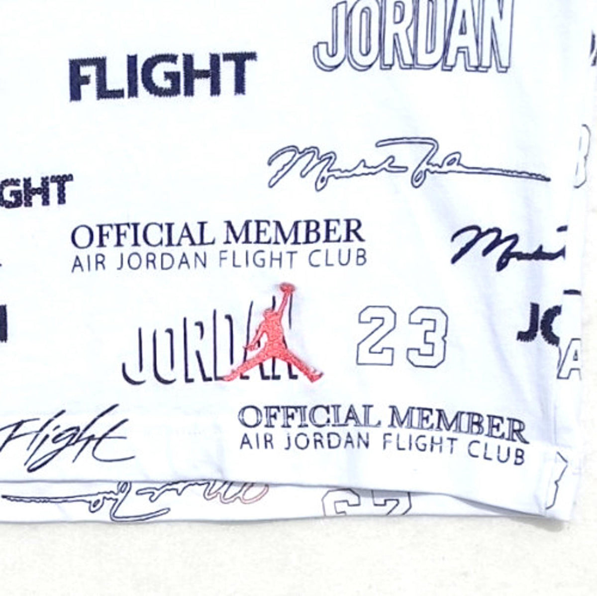 Nike White Nike Air Jordon T-Shirt Men's UK Size M White 100% Cotton Graphic Print