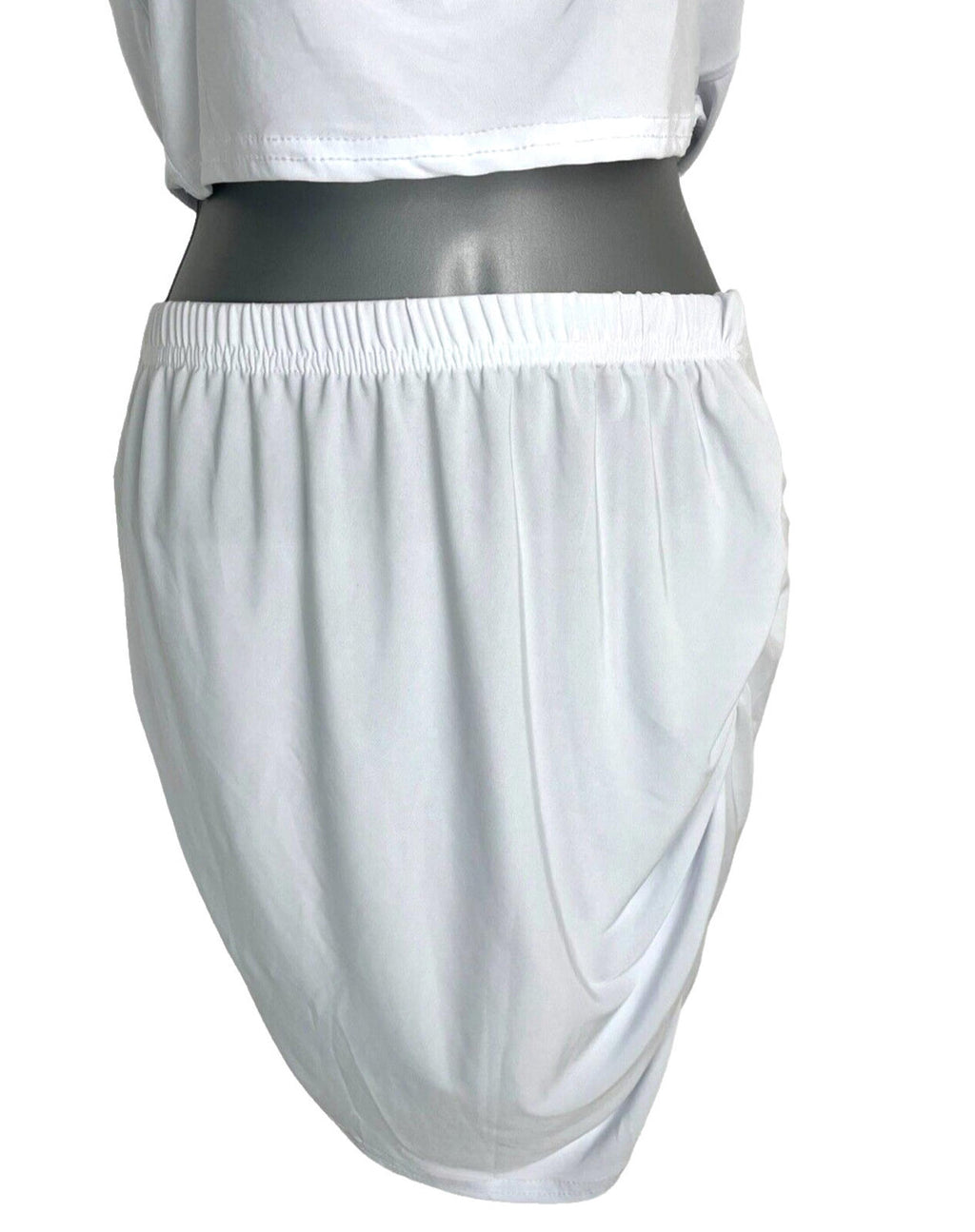 Pretty Little Thing Two-Piece Set Women's UK Size 8 Bandage Skirt & Crop Top