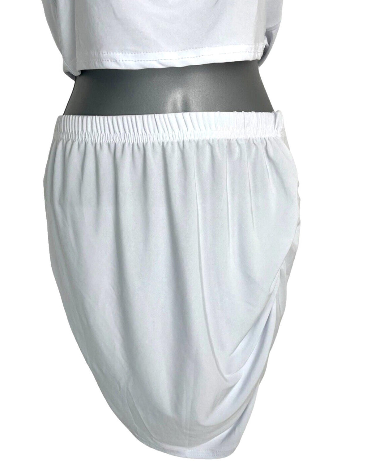 Pretty Little Thing Two-Piece Set Women's UK Size 8 Bandage Skirt & Crop Top