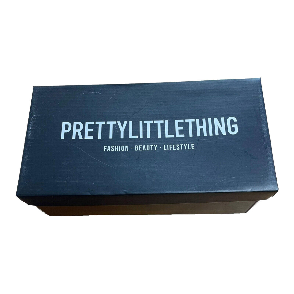 Pretty Little Thing Shoes Black Open Toe Women's UK Size 6