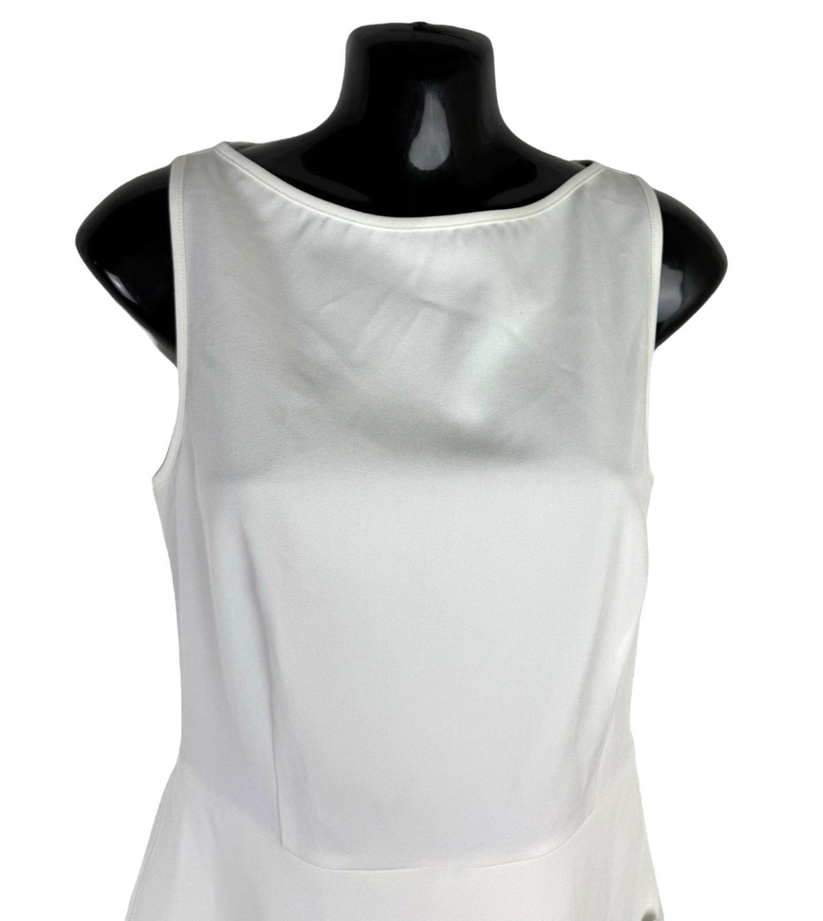 Pretty Little Thing White Romper Playsuit Vintage Look Women's UK Size 8