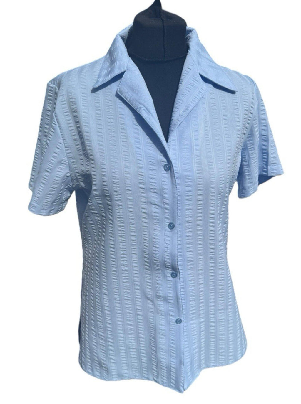 Emma Collection White Blue Shirt Bundle Collared Stripe Women’s UK Size 12