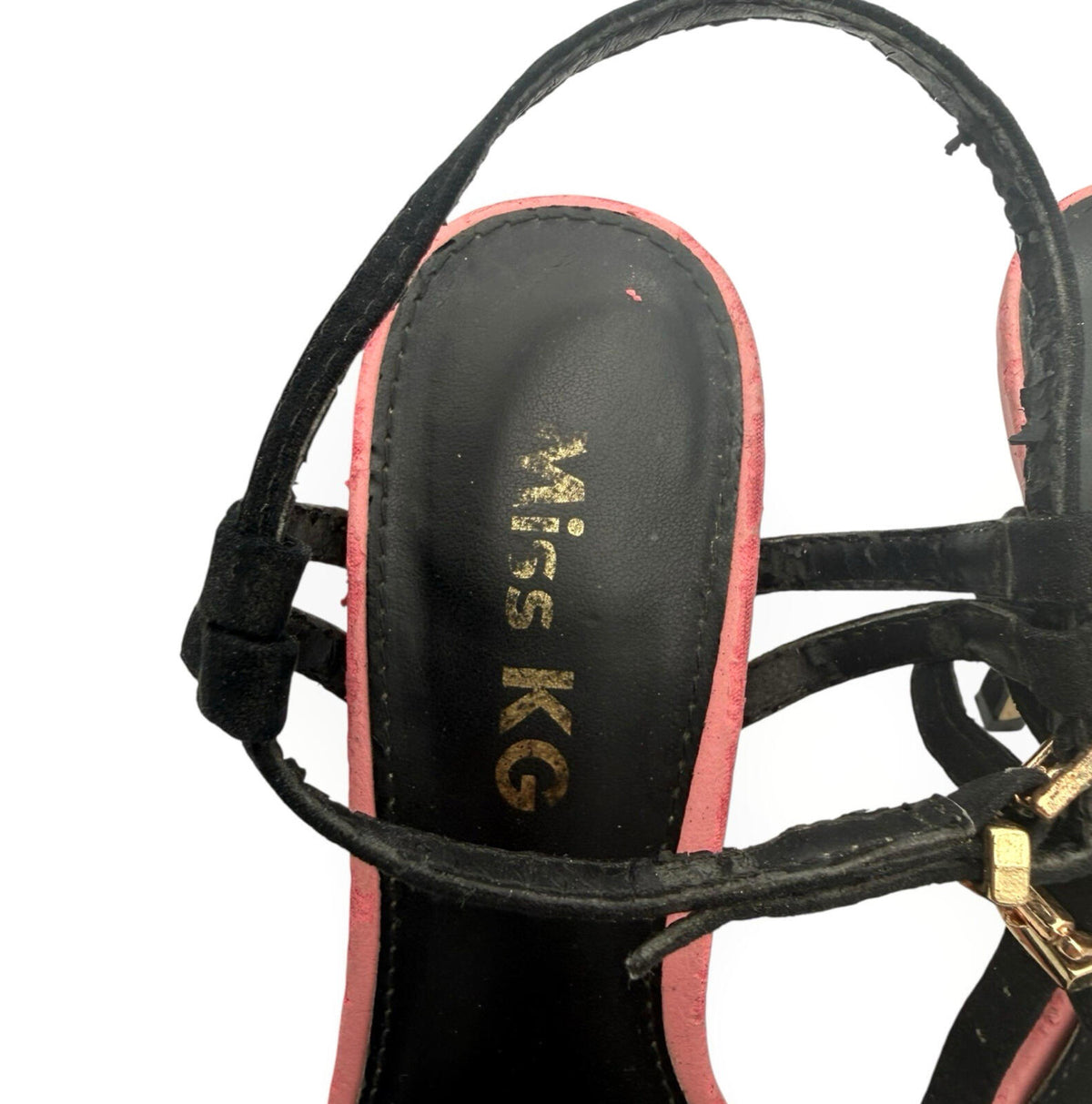 Miss KG Leopard Sling-Back Stiletto Shoes Women's UK Size 6 Pony Fur Kurt Geiger