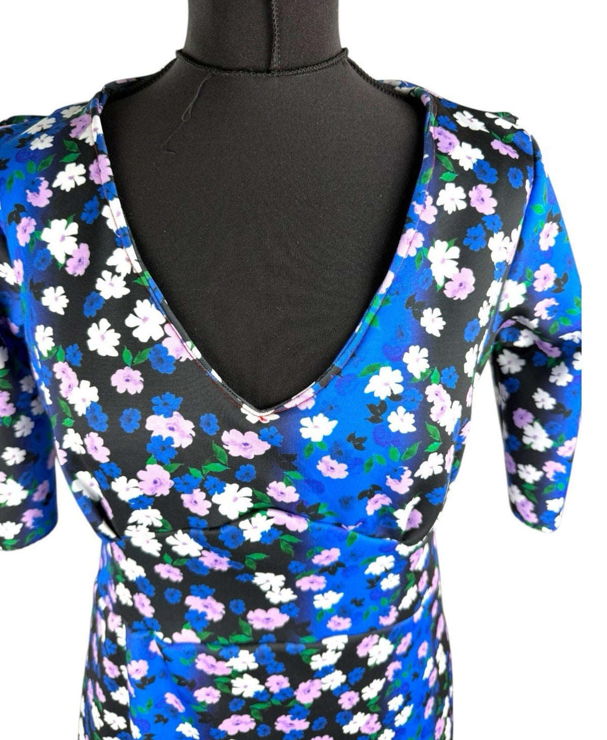 Your A Superstar Floral Aline Dress Short Sleeve Summer Women's UK Size M
