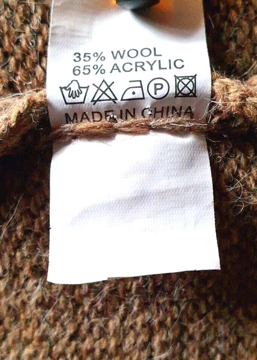 Autumn Winter Open Knit Cardigan Coffee Long Women's UK One Size