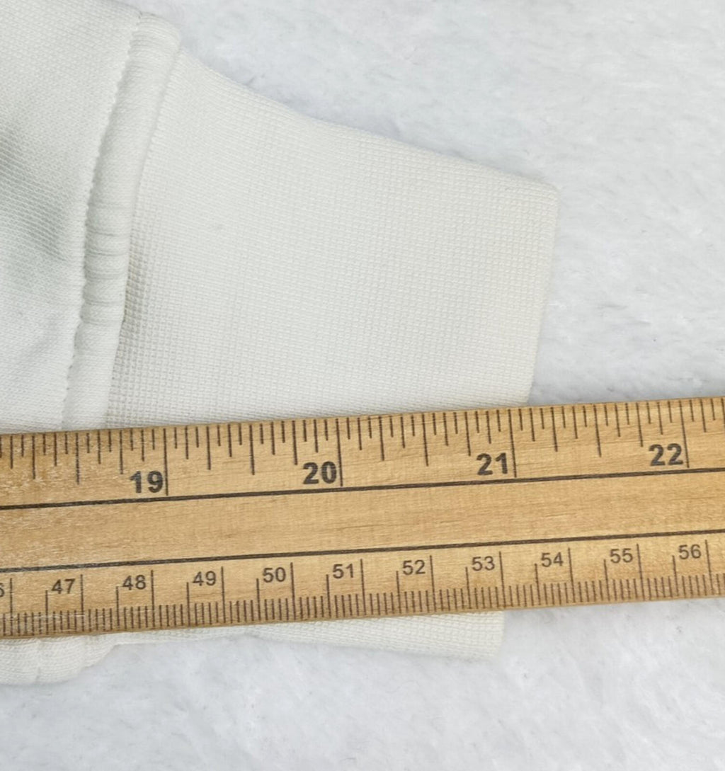 The Couture Club Hoodie Men's UK Size S White Jersey Pockets Logo Embroidered