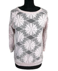 Atmosphere Floral Lace Blouse Top Women's UK Size 8 Dusky Pink 3/4 Sleeve