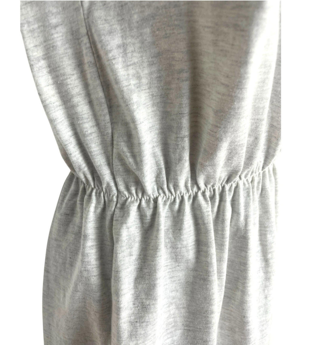 Divided Grey Jersey Mini Dress Elastic Waist Women's UK Size XXS