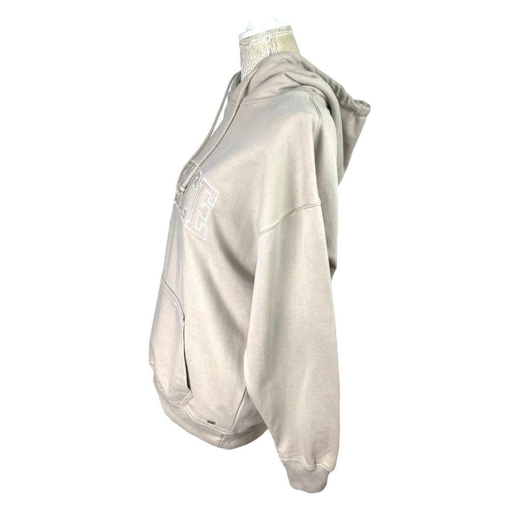 Pull&Bear Beige Oversized Hoodie Venice Women's UK Size XS