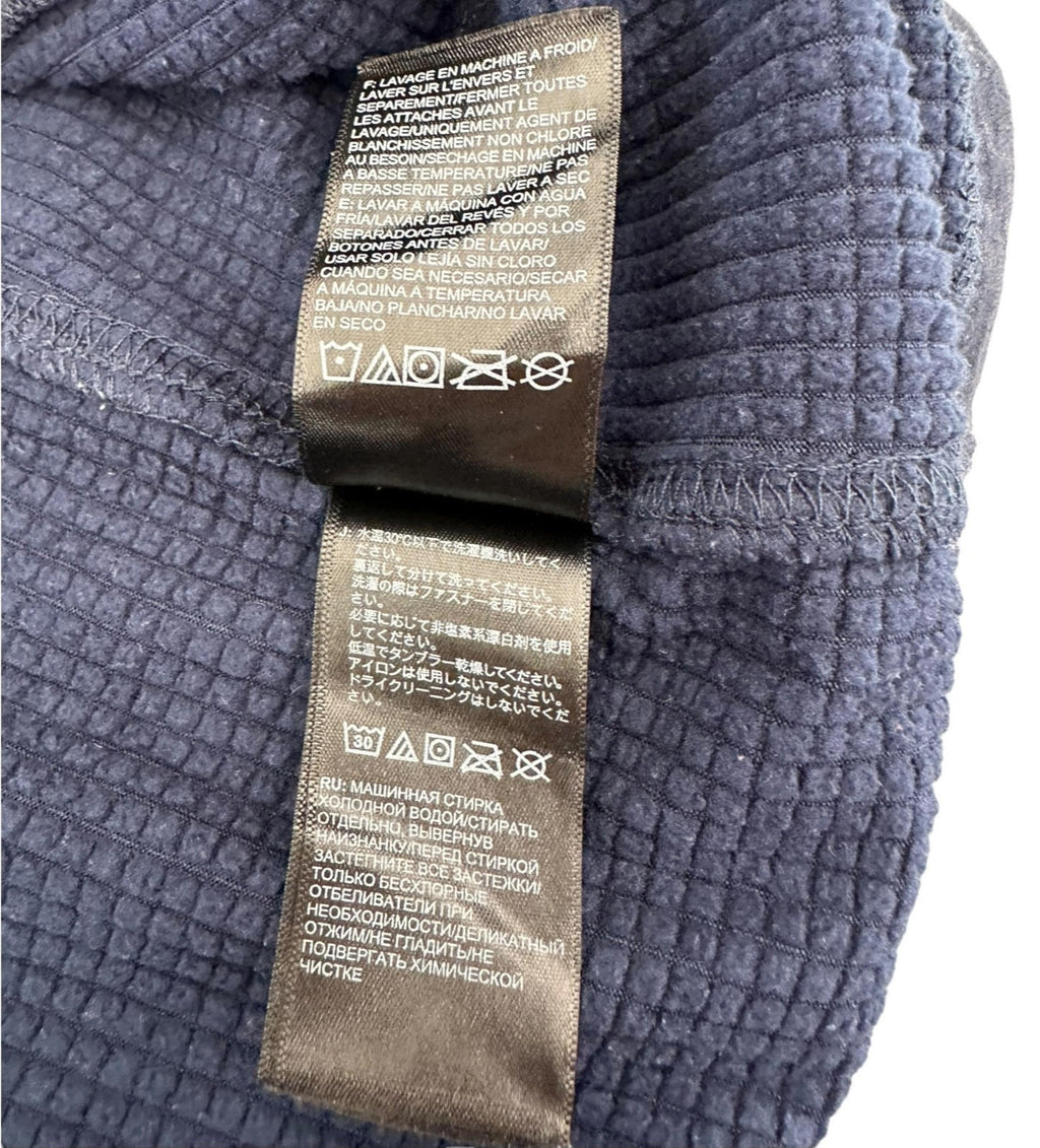 Navy North Face Wind Breaker Men's UK Size L Blue Magnolia Long Sleeve Coat Jacket