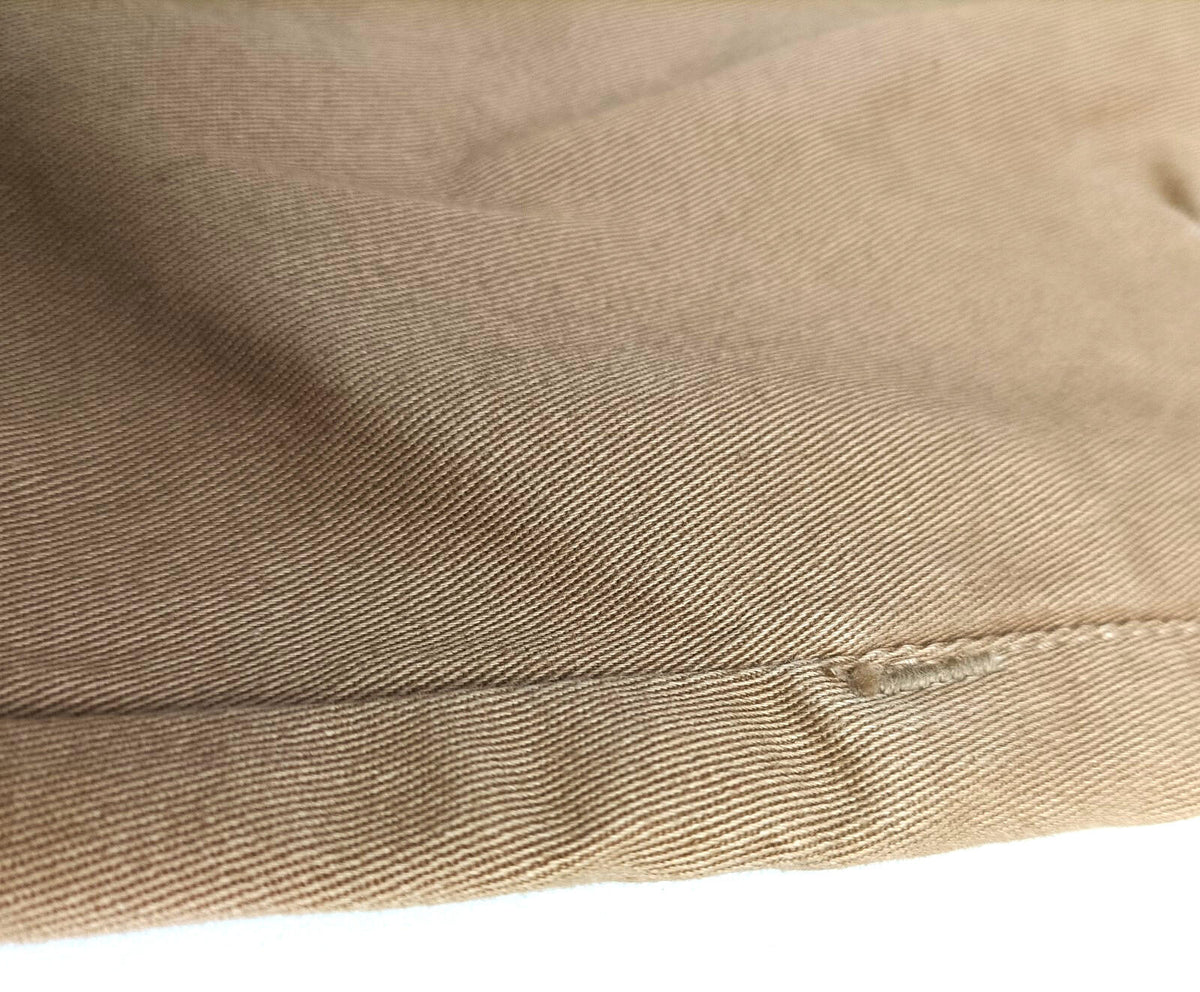 EJ Denim Chino Shorts Men's UK Size W34 Brown Tan Cotton Button Front