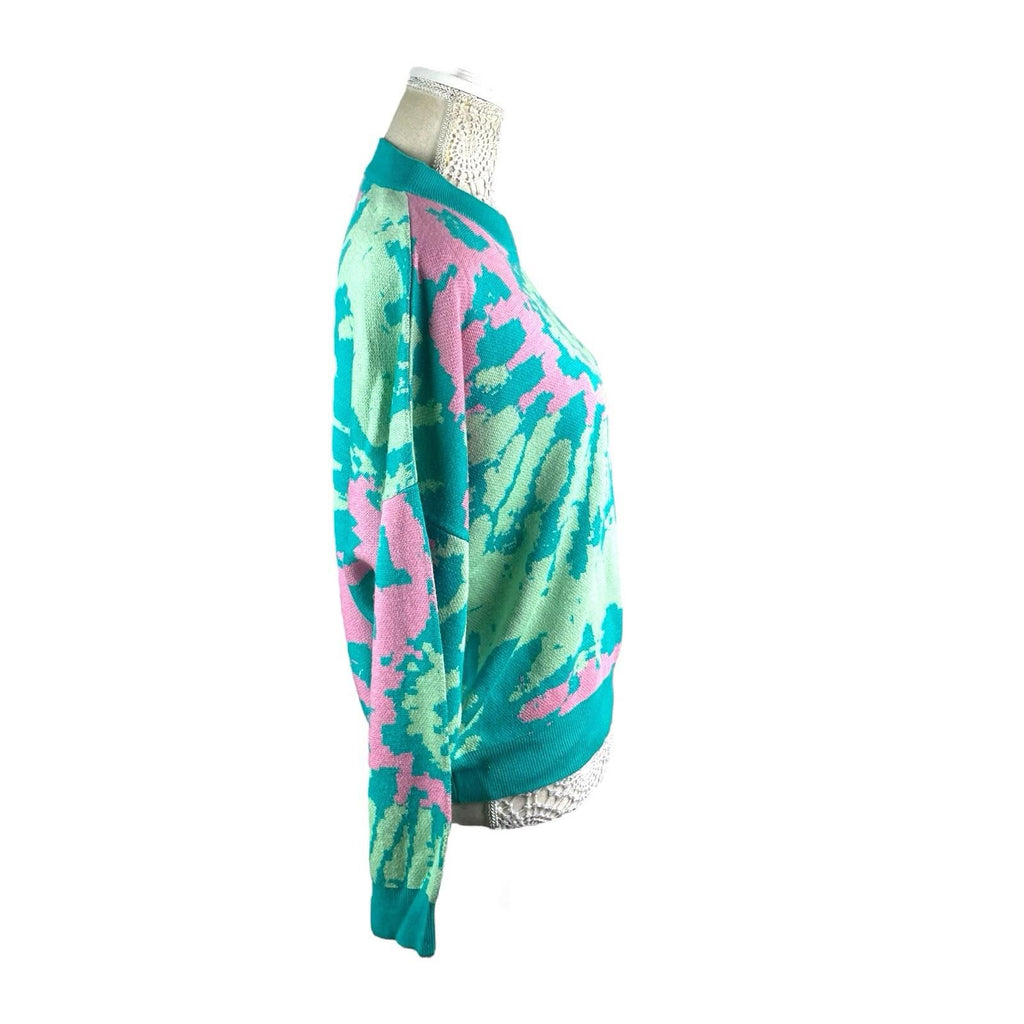 Boohoo Tie Dye Jumper Relaxed Fit Women's UK Size M