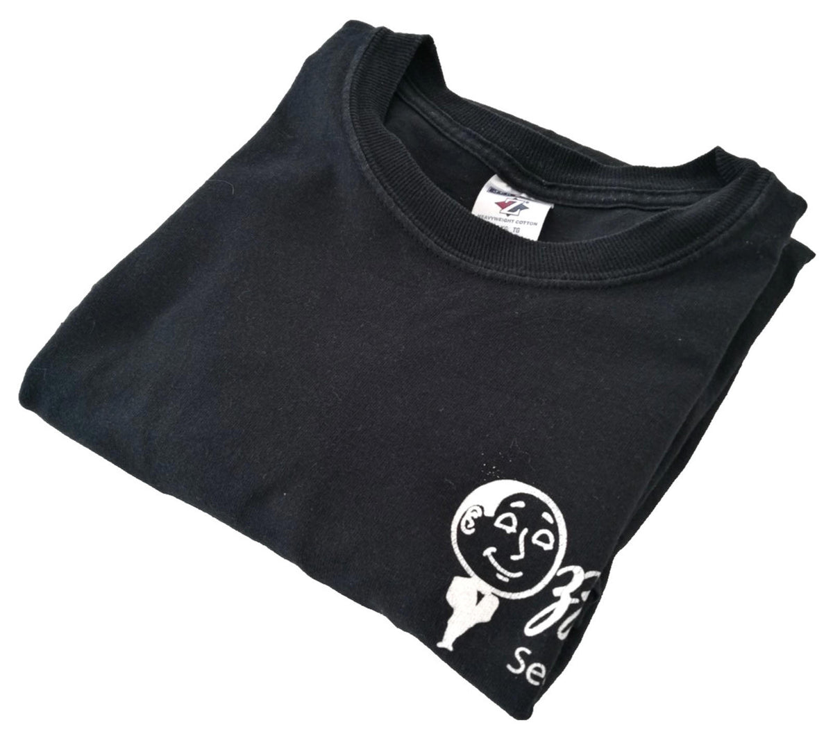 Staff Venue Graphic Print T-Shirt Men's Size XL Black Crew Neck 100% Cotton