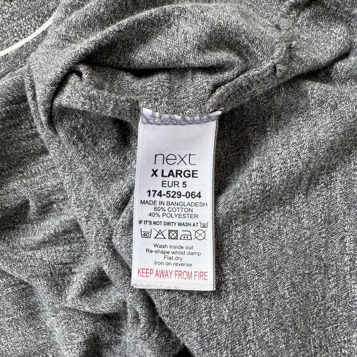 Next T Shirt Grey San Diego Graphic Print Crew Neck Men's UK Size XL