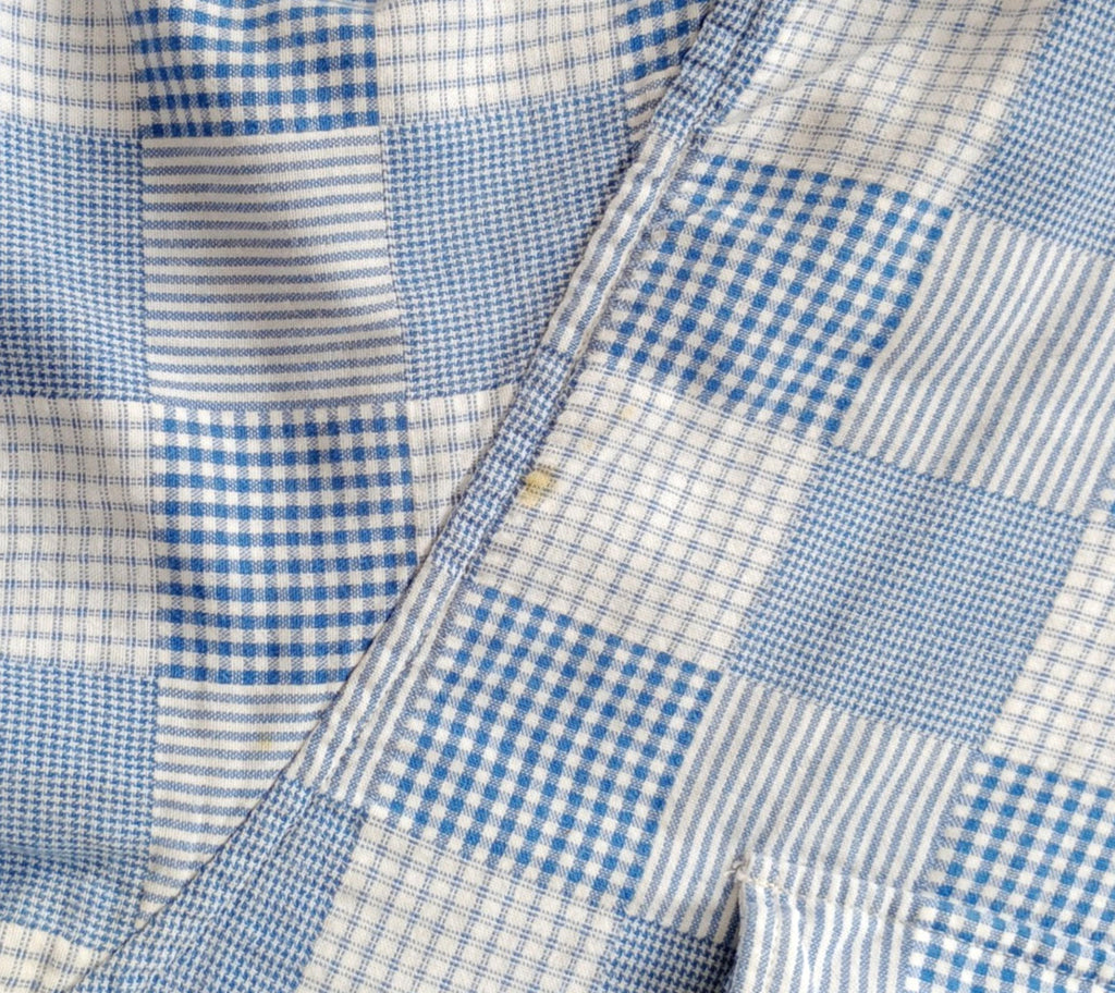 Tommy Hilfiger Men's UK Size 2XL Blue Check Long Sleeve Pockets Easy Care